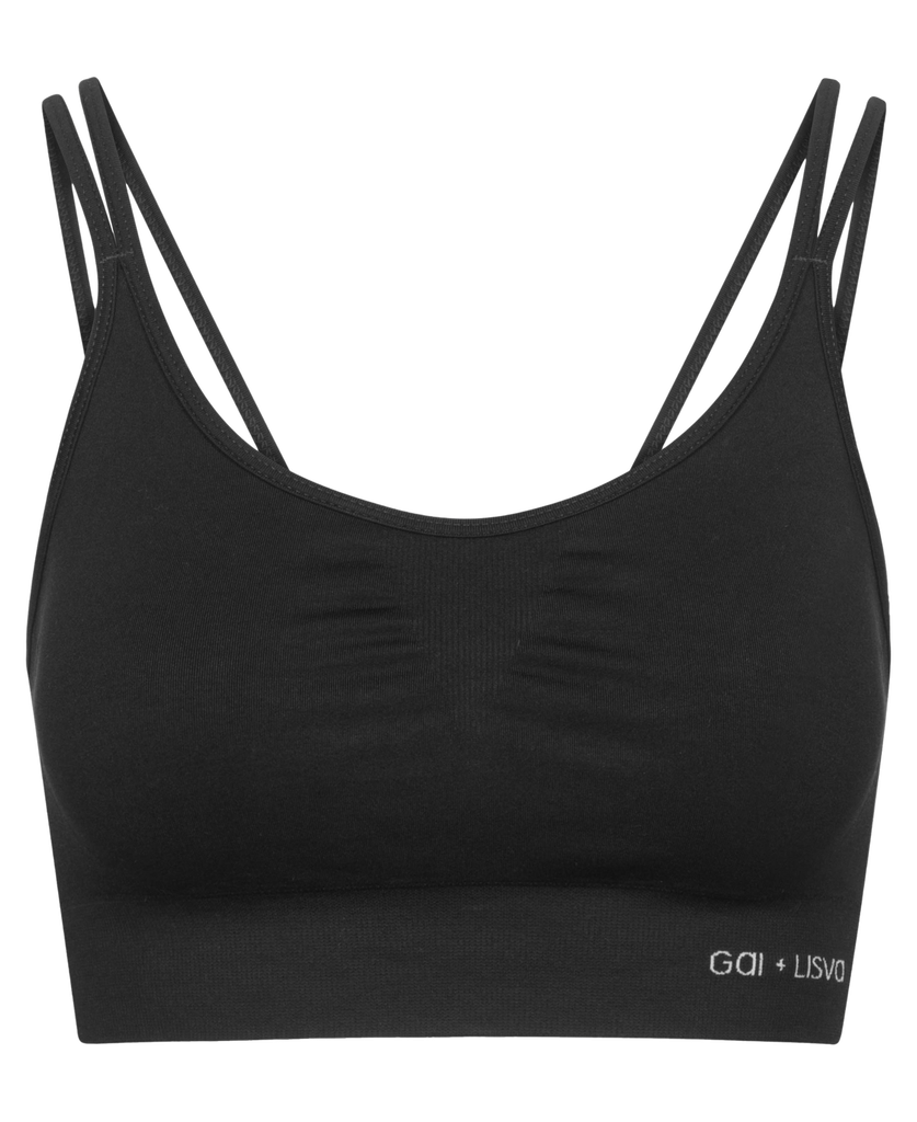 Gai Lisva Sukha Seamless Bra Black Org 